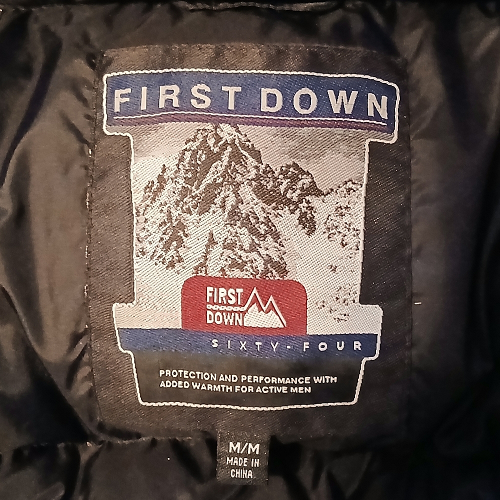First Down Men's Black Performance Jacket - image 6